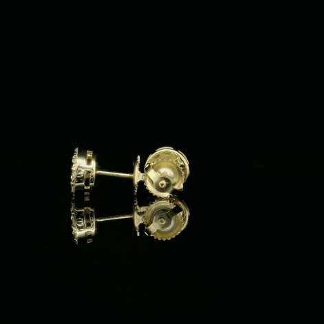 Dazzling Diamond Cluster Stud Earrings | 8mm | VVS