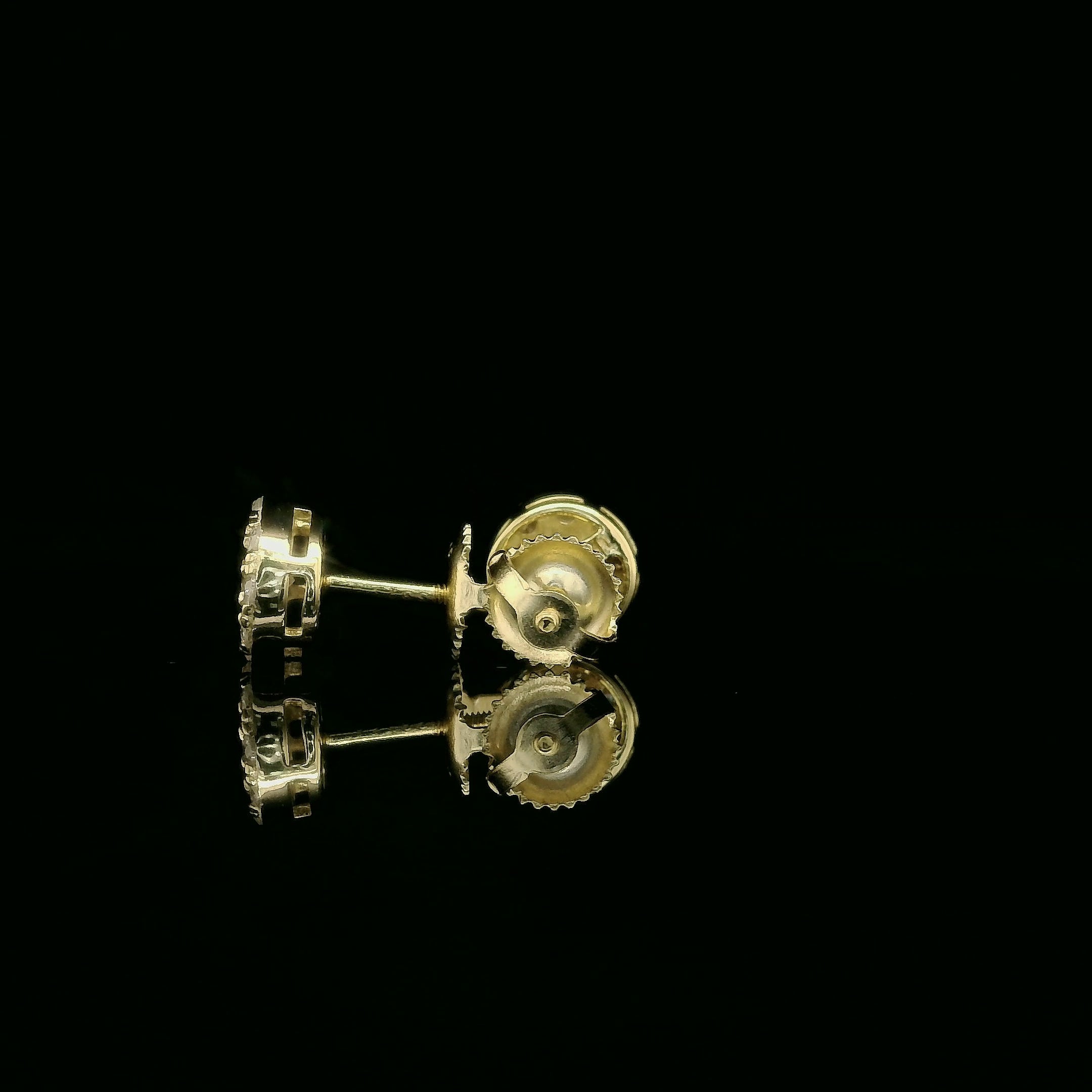 Dazzling Diamond Cluster Stud Earrings | 8mm | VVS