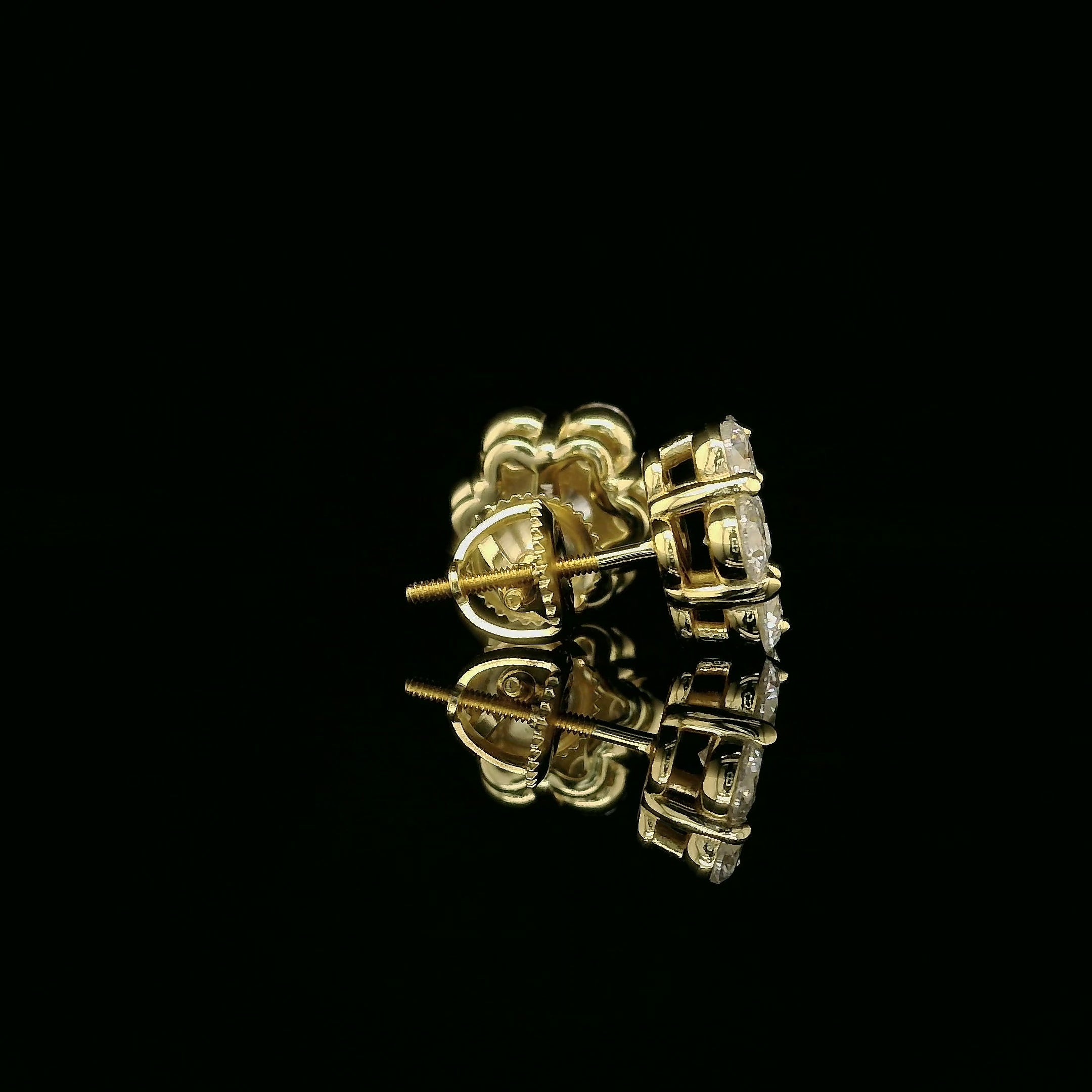 Dazzling Diamond Flower Cluster Stud Earrings | 1.5ct VVS | 10mm