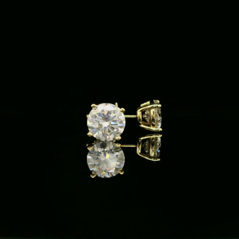 Brilliant Round Diamond Stud Earrings | 1.2ct VVS | 7mm