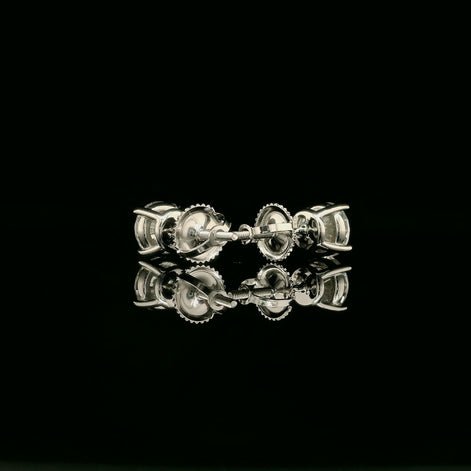 Brilliant Round Diamond Stud Earrings | 1.6ct VVS | 6mm