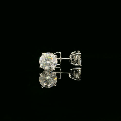 Brilliant Round Diamond Stud Earrings | 1.2ct VVS | 7mm