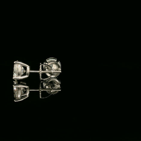 Brilliant Round Diamond Stud Earrings | 1.2ct VVS | 7mm