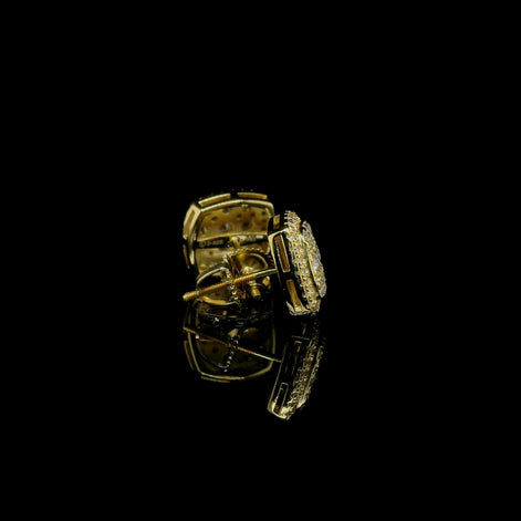 Micro Pave Square Earrings | 1.22ct | 11mm | VVS