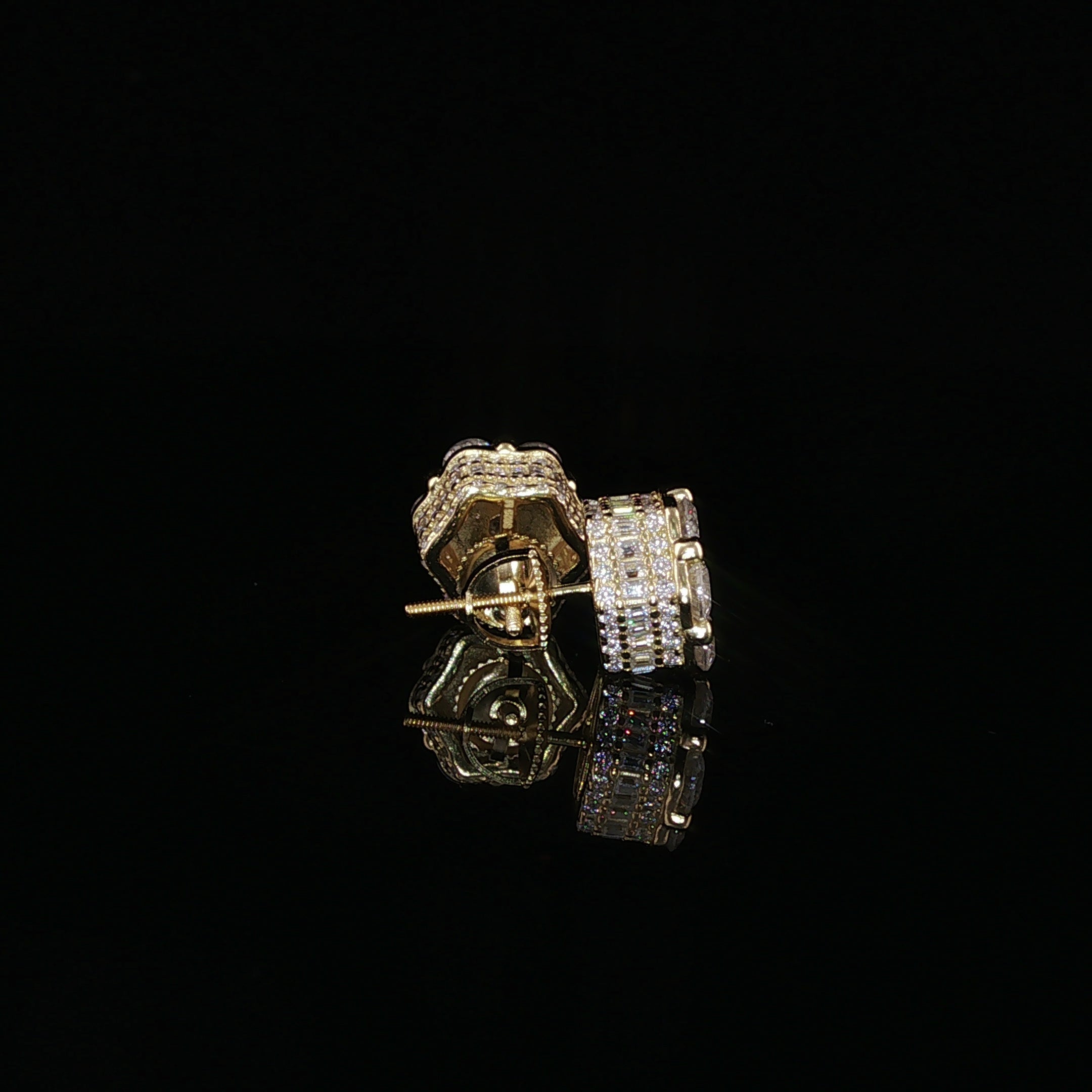 Flower Cluster Moissanite Stud Earrings | 4 Ctw & 5.22 Ctw | 925 Sterling Silver | 2 Sizes - 10mm & 12mm