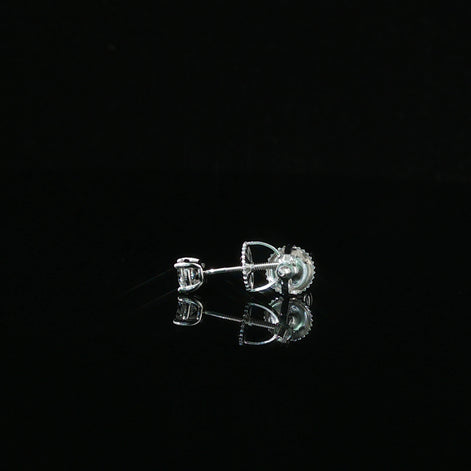 Brilliant Round Diamond Stud Earrings | 0.6ct VVS | 4mm