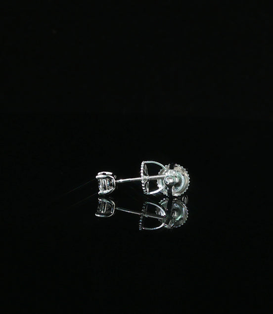 Brilliant Round Diamond Stud Earrings | 0.6ct VVS | 4mm