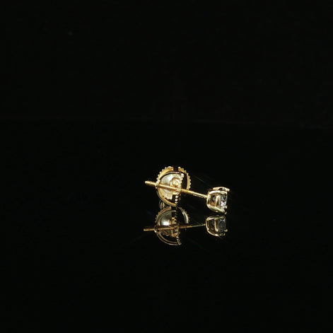 Brilliant Round Diamond Stud Earrings | 0.6ct VVS | 4mm