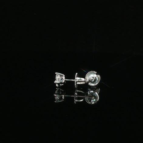 Brilliant Round Diamond Stud Earrings | 1ct VVS | 5mm