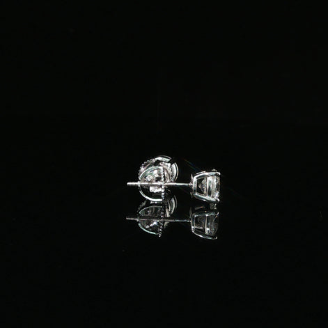 Brilliant Round Diamond Stud Earrings | 1.6ct VVS | 6mm