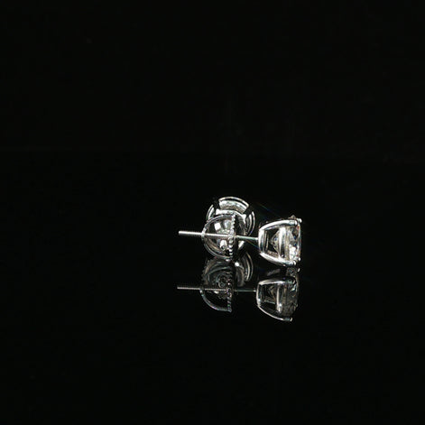 Brilliant Round Diamond Stud Earrings | 1.2ct VVS | 7mm