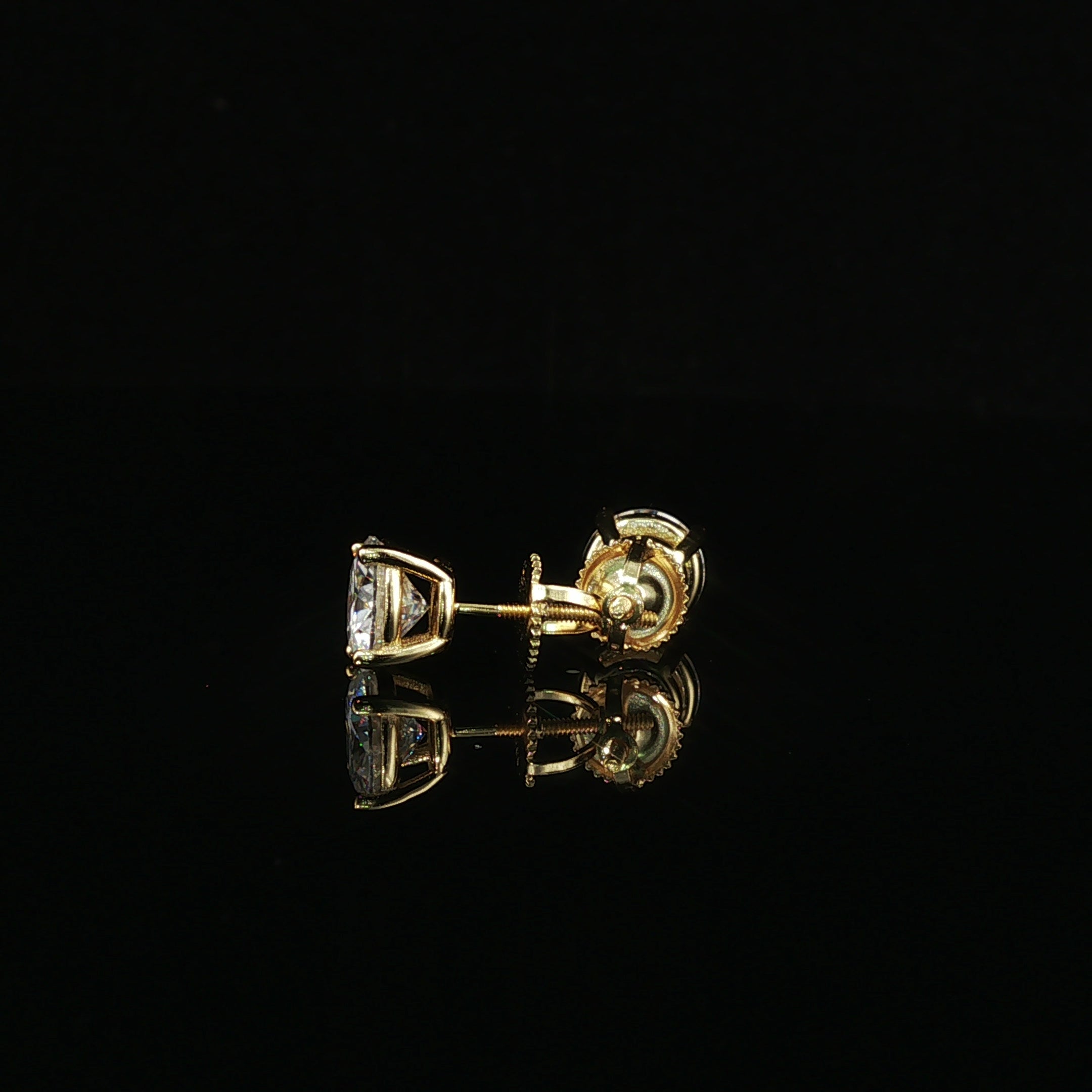Brilliant Round Diamond Stud Earrings | 1.2ct VVS | 7mm
