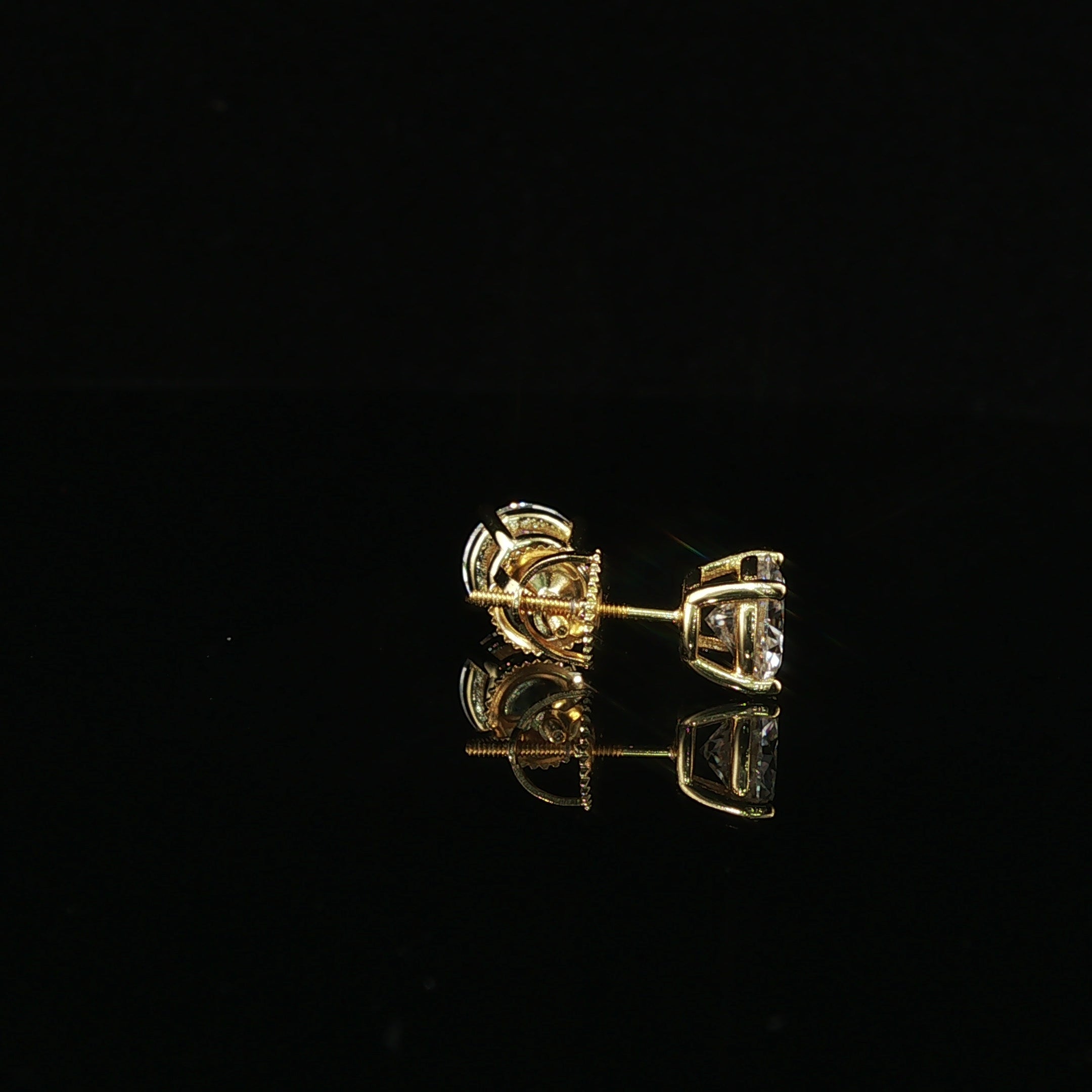 Brilliant Round Diamond Stud Earrings | 1.2ct VVS | 7mm