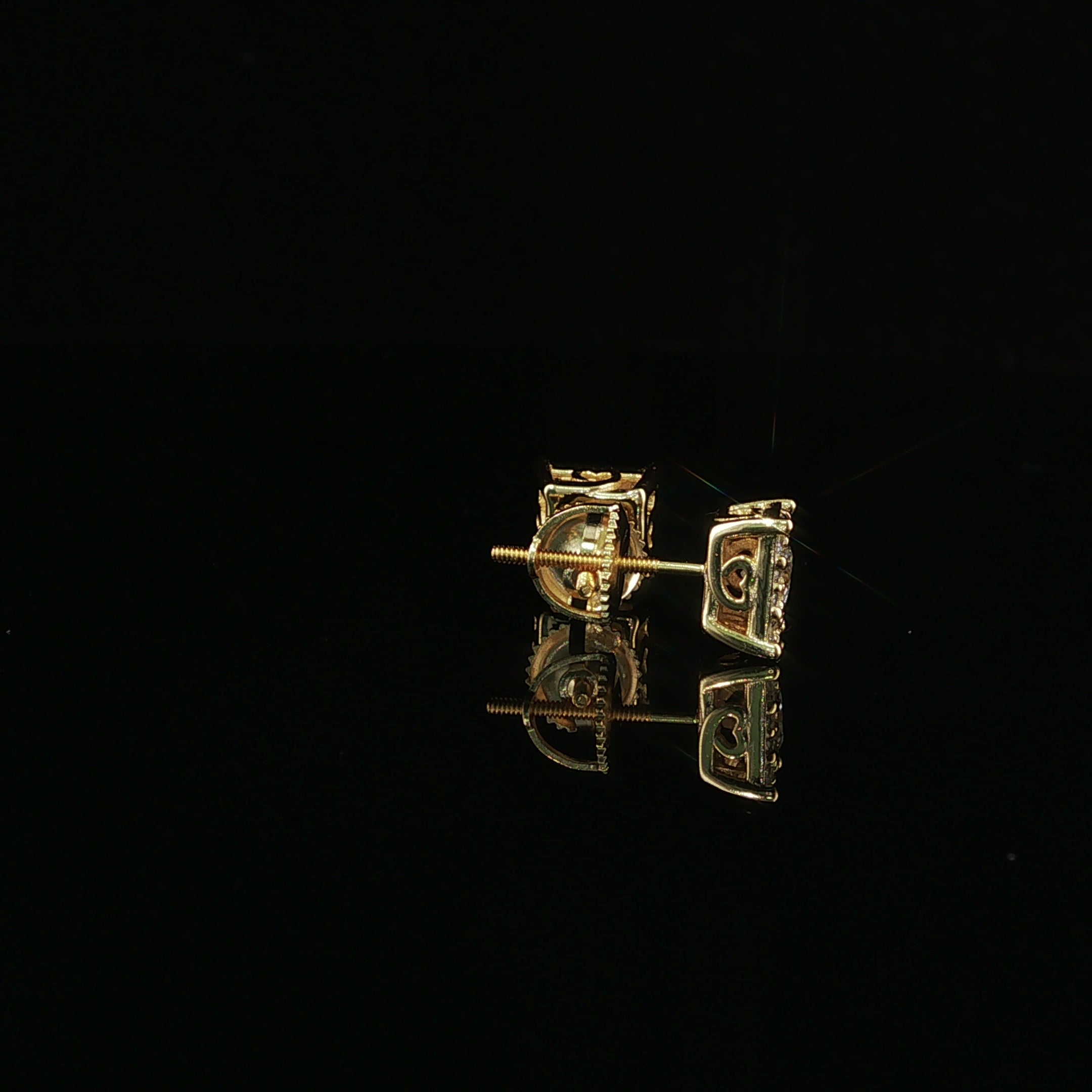 Iced Out Cushion Cut Studs Earrings | 0.86ct | 7mm | VVS