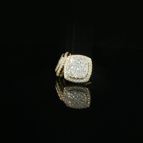 Micro Pave Square Earrings | 1.22ct | 11mm | VVS