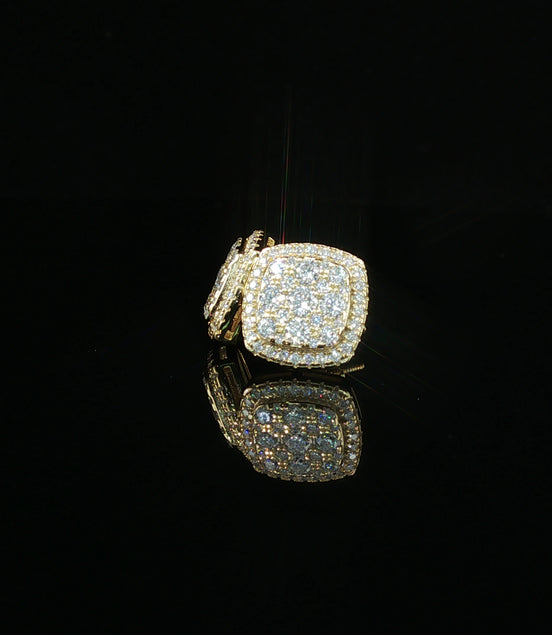 Micro Pave Square Earrings | 1.22ct | 11mm | VVS