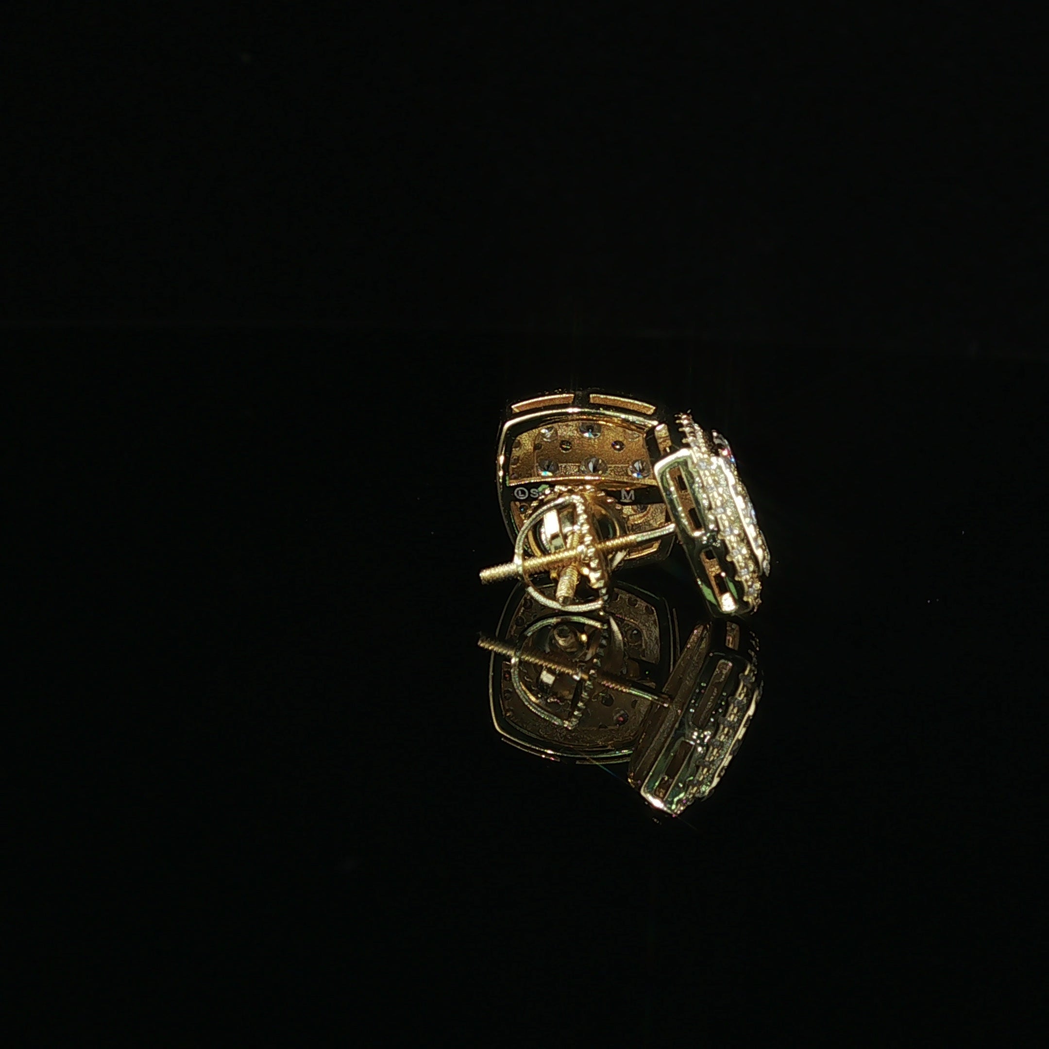 Micro Pave Square Earrings | 1.22ct | 11mm | VVS