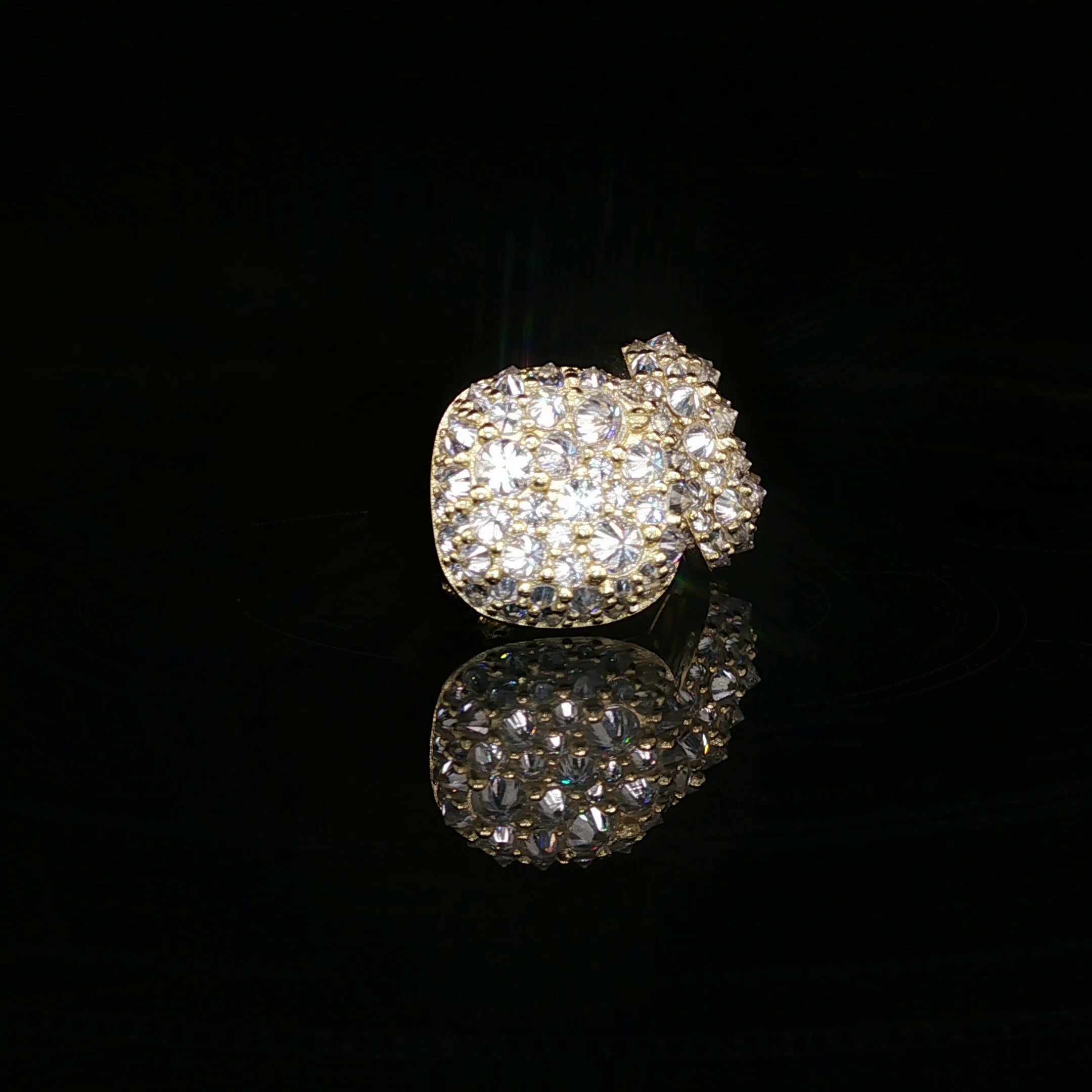 Men's Iced Out Domed 