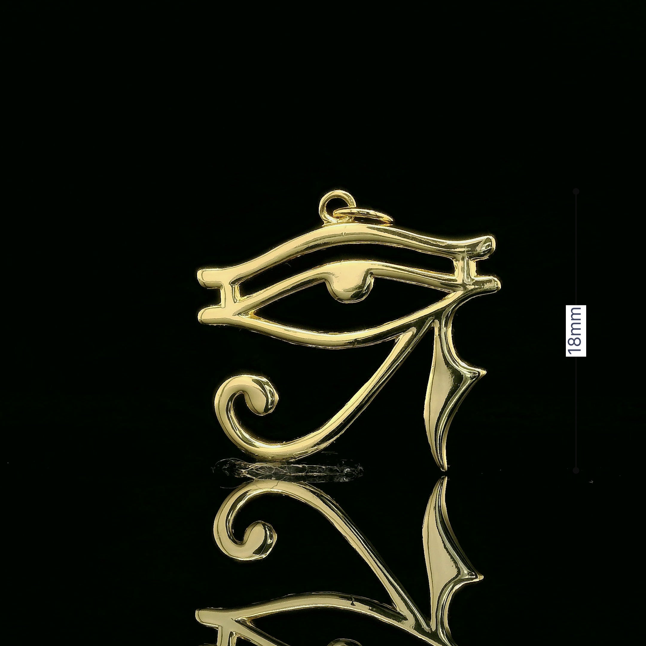 Eye of Horus Protection Pendant | 18mm | VVS