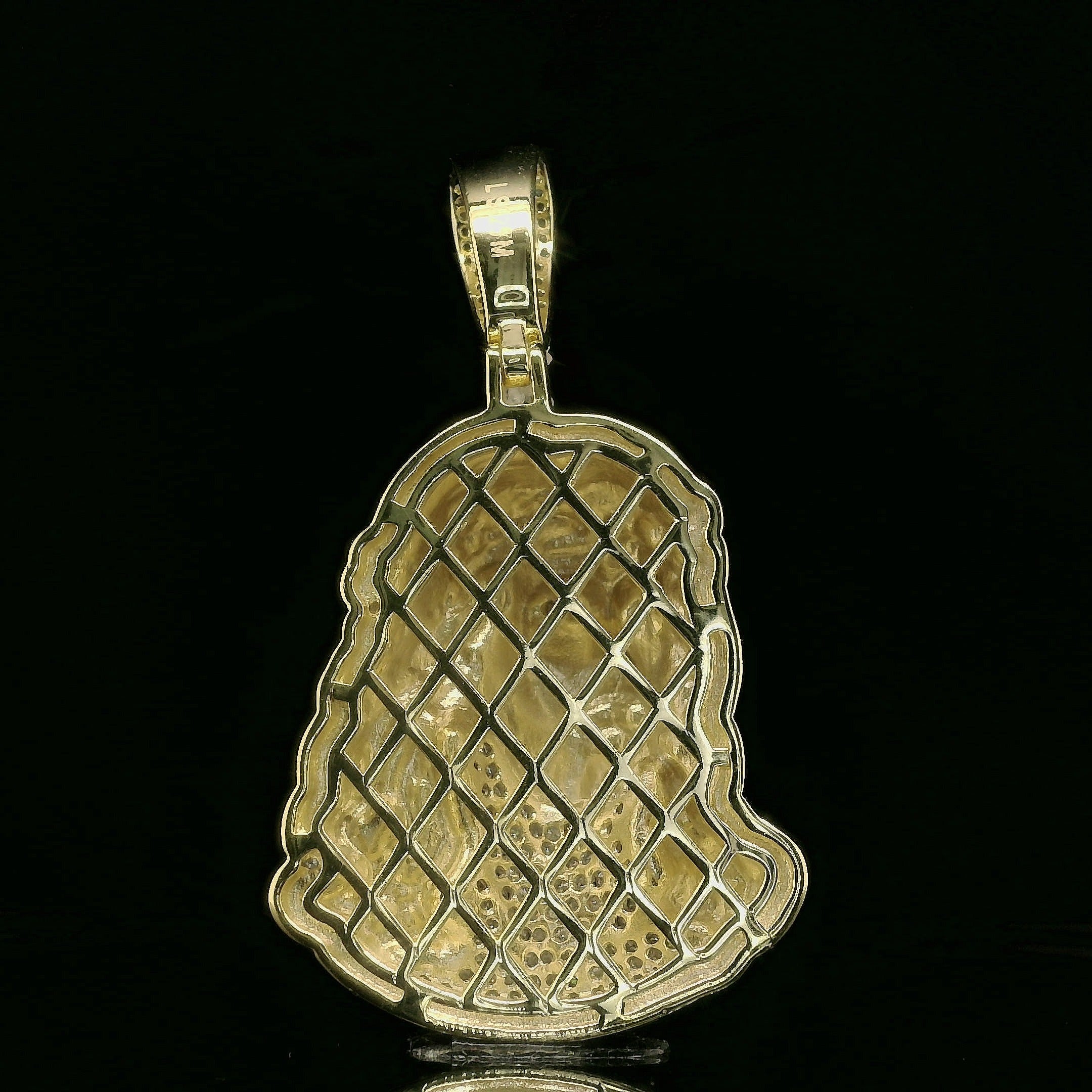 Iced Out Jesus Head Pendant | 36mm | VVS