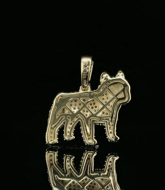 Iced Out French Bulldog Pendant | 1.13ct VVS | 20mm