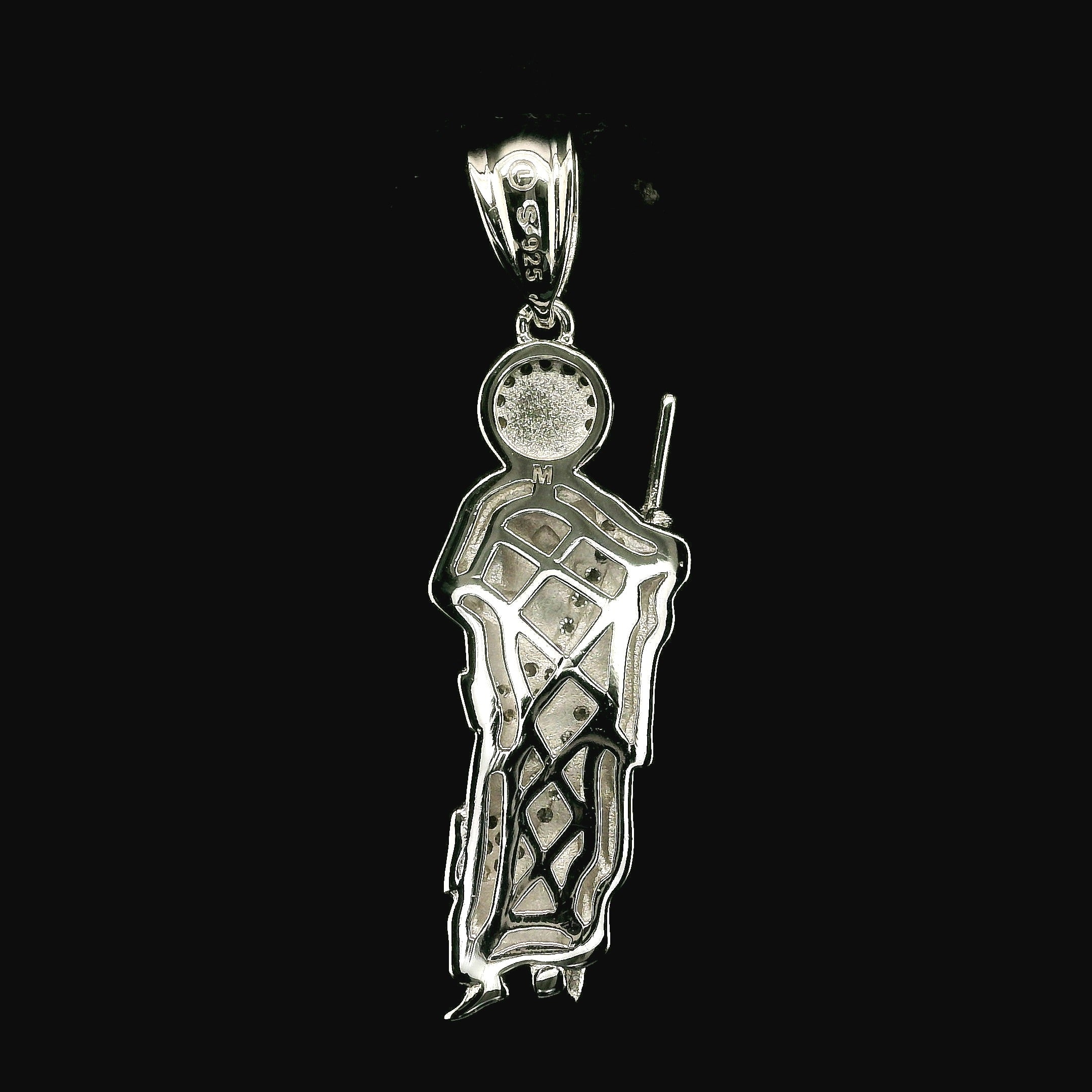 Iced Out San Judas Pendant | 0.25ct | 30mm | VVS