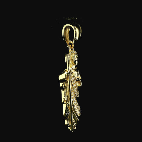 Iced Out San Judas Pendant | 0.25ct | 30mm | VVS