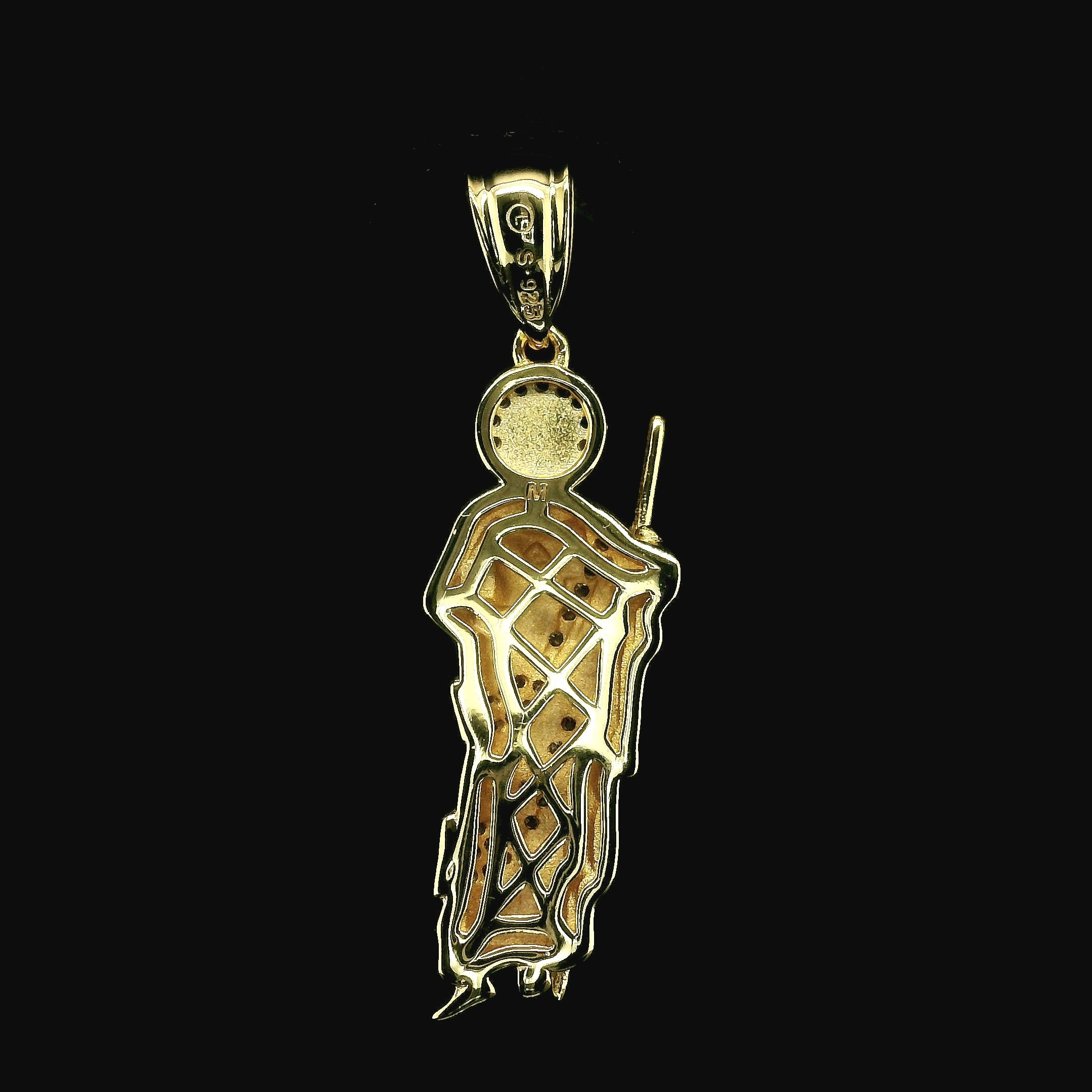 Iced Out San Judas Pendant | 0.25ct | 30mm | VVS
