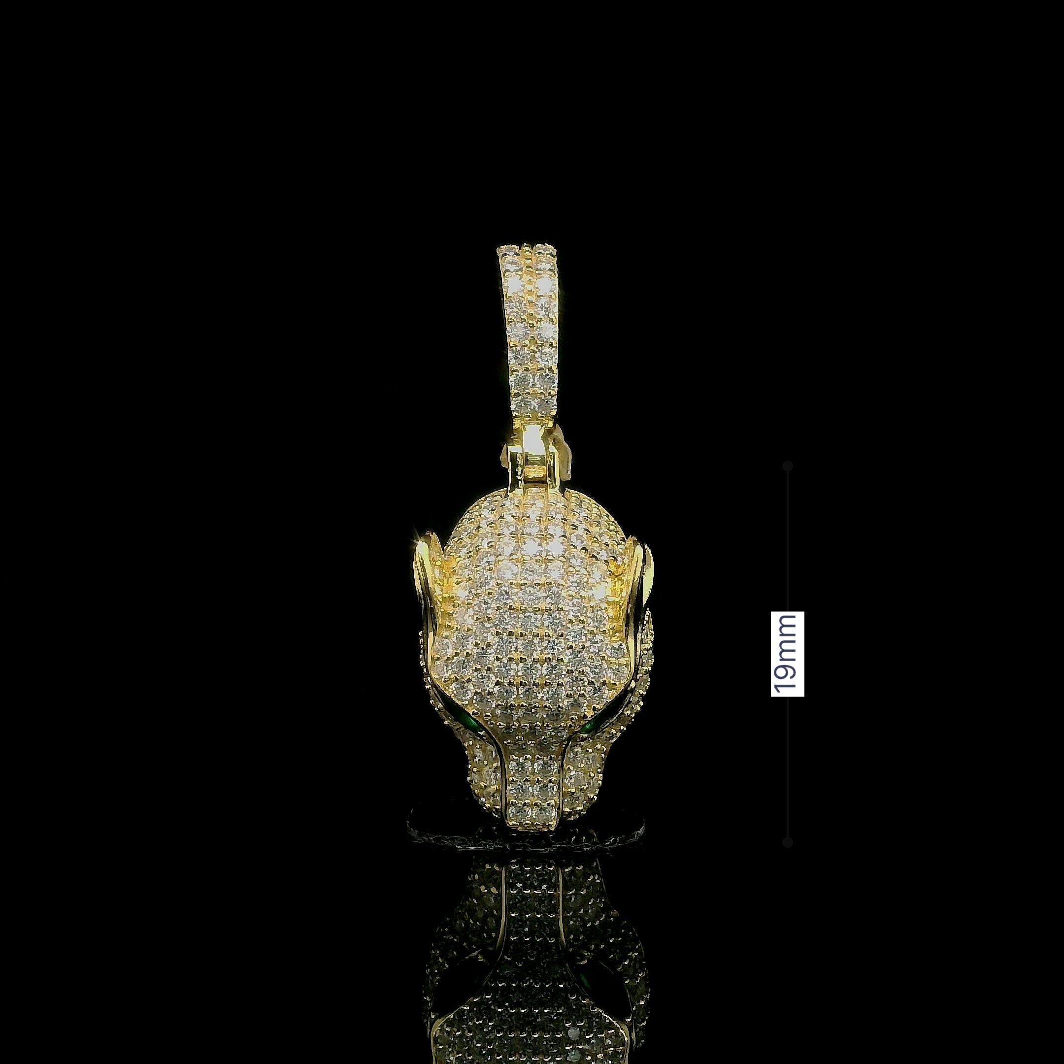 Moissanite Panther Pendant | 34mm | VVS