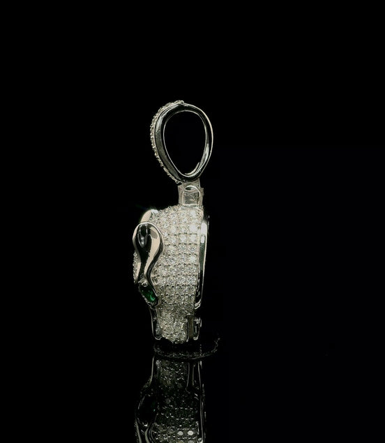 Moissanite Panther Pendant | 34mm | VVS