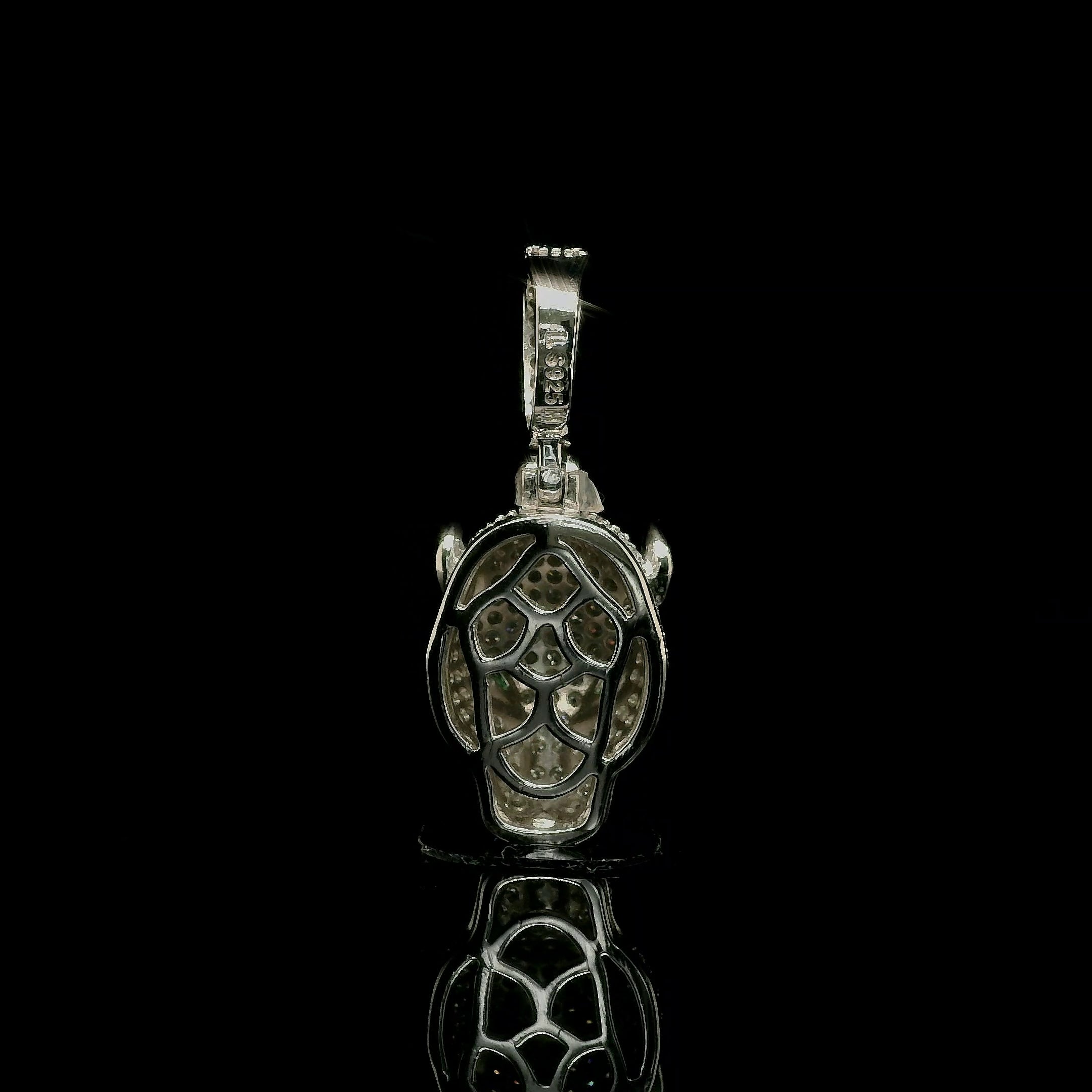 Moissanite Panther Pendant | 34mm | VVS