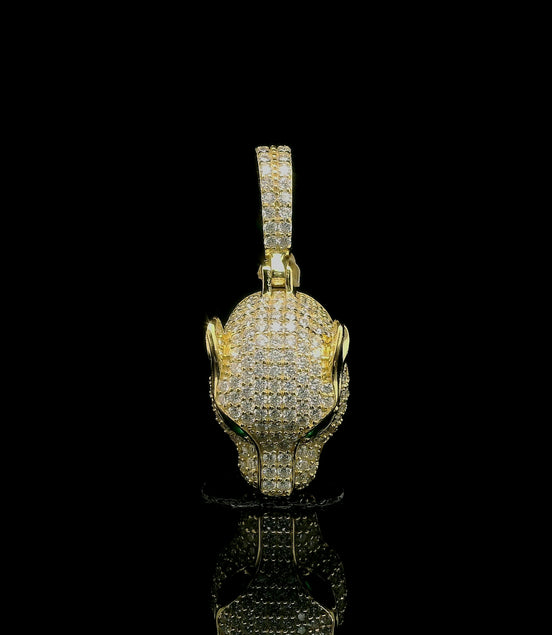 Moissanite Panther Pendant | 34mm | VVS
