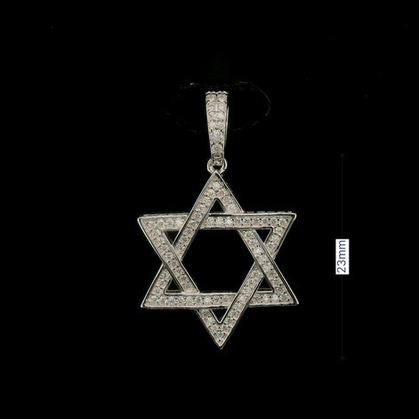 Iced Out Moissanite Star Pendant | 1.76ct | 23mm | VVS