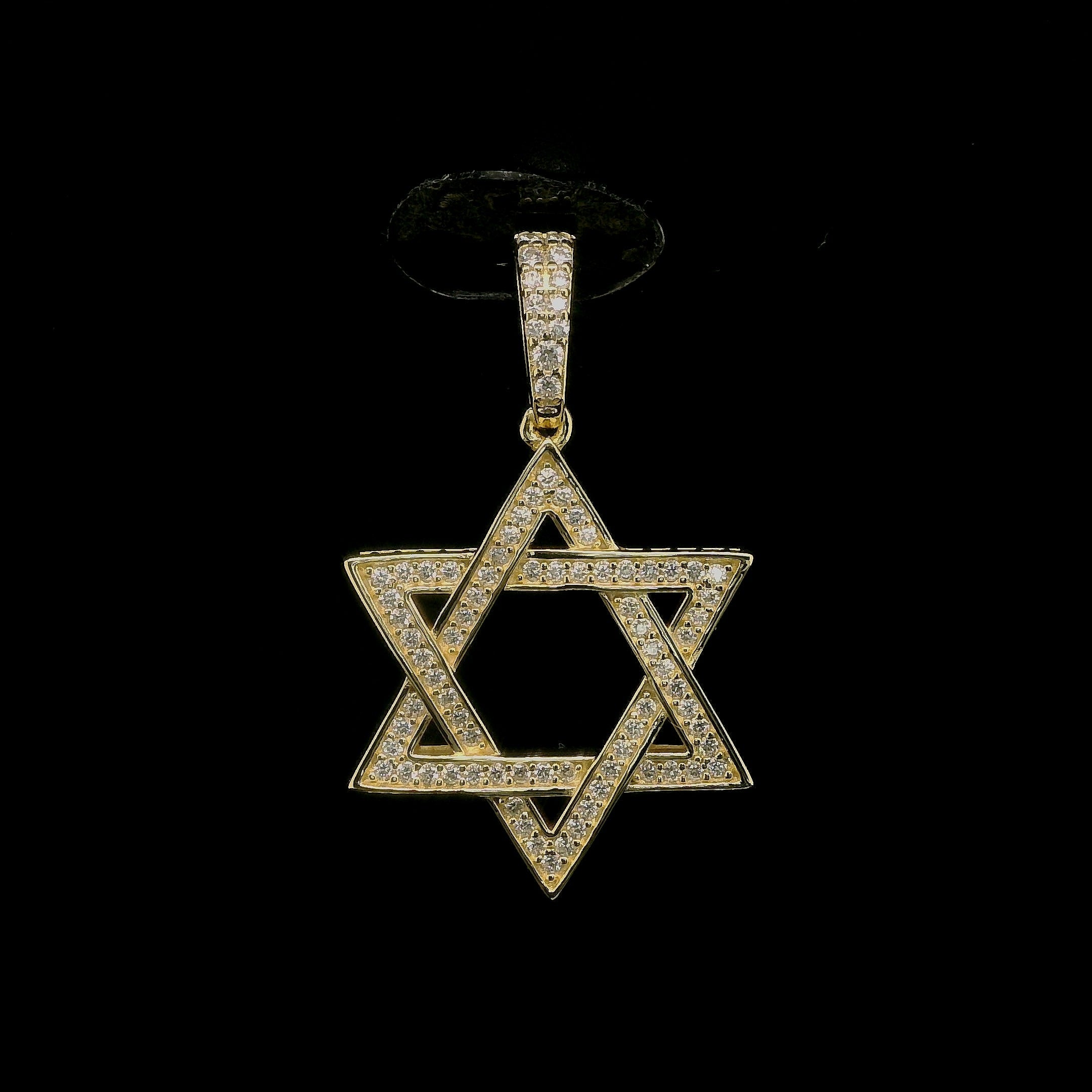 Iced Out Moissanite Star Pendant | 1.76ct | 23mm | VVS