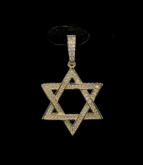 Iced Out Moissanite Star Pendant | 1.76ct | 23mm | VVS