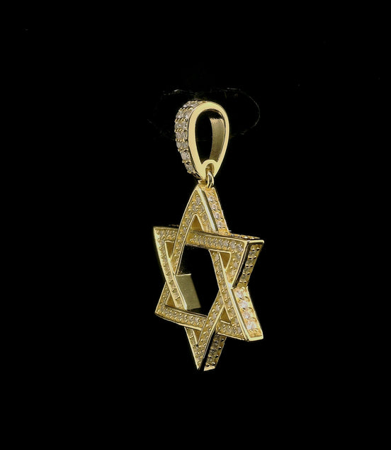 Iced Out Moissanite Star Pendant | 1.76ct | 23mm | VVS