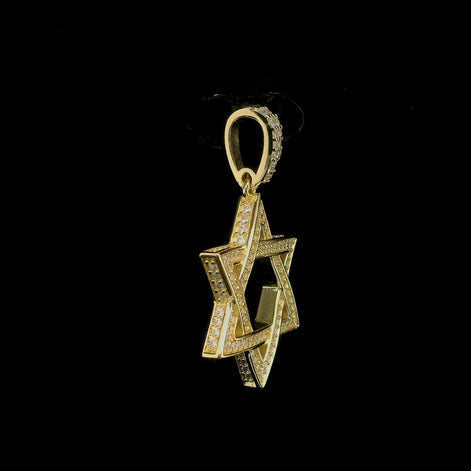 Iced Out Moissanite Star Pendant | 1.76ct | 23mm | VVS