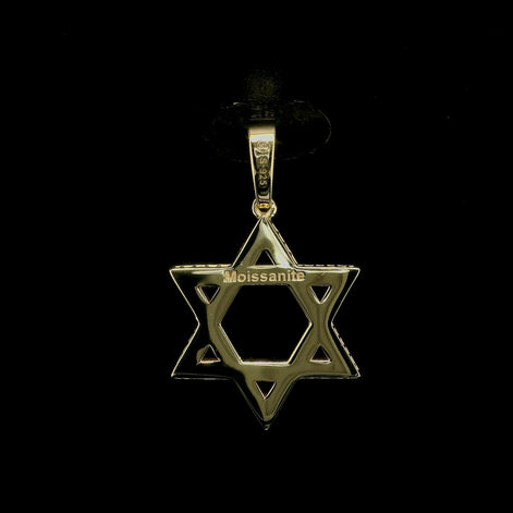 Iced Out Moissanite Star Pendant | 1.76ct | 23mm | VVS