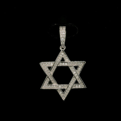 Iced Out Moissanite Star Pendant | 1.76ct | 23mm | VVS