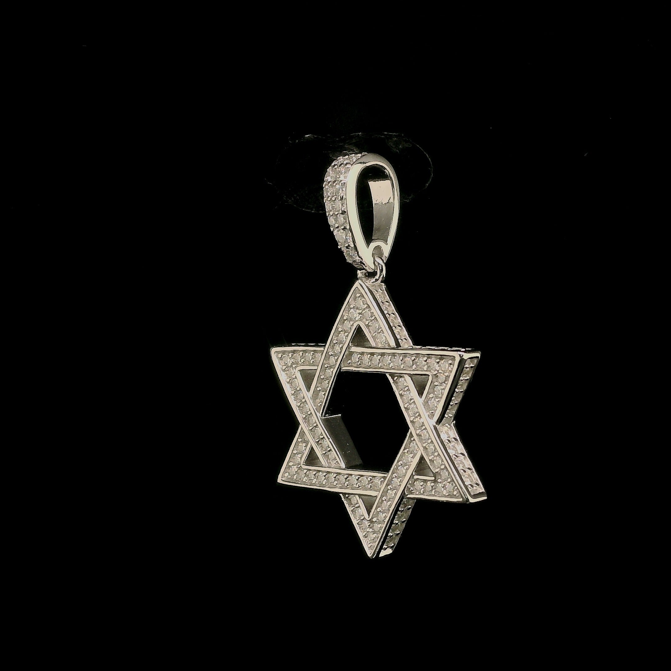 Iced Out Moissanite Star Pendant | 1.76ct | 23mm | VVS