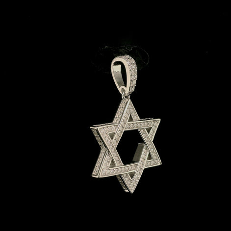 Iced Out Moissanite Star Pendant | 1.76ct | 23mm | VVS