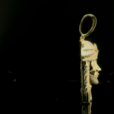 Men's Iced Out Jesus Piece Pendant | 2.88ct | 43mm | VVS