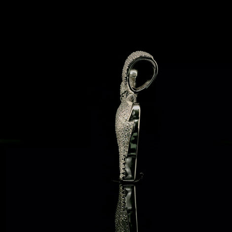 Men's Iced Out Moissanite 3D Goat Pendant | 2.22ct | 30mm | VVS