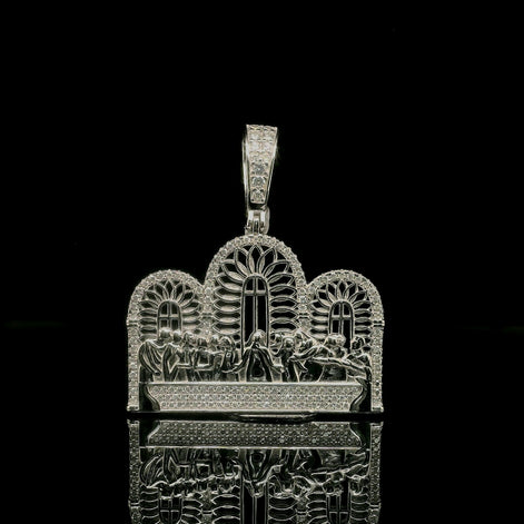 Iced Out Last Supper Pendant | 25mm-35mm | VVS