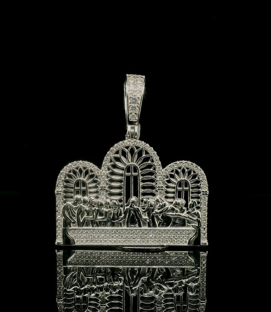 Iced Out Last Supper Pendant | 25mm-35mm | VVS