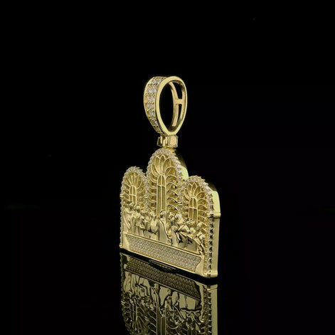 Iced Out Last Supper Pendant | 25mm-35mm | VVS