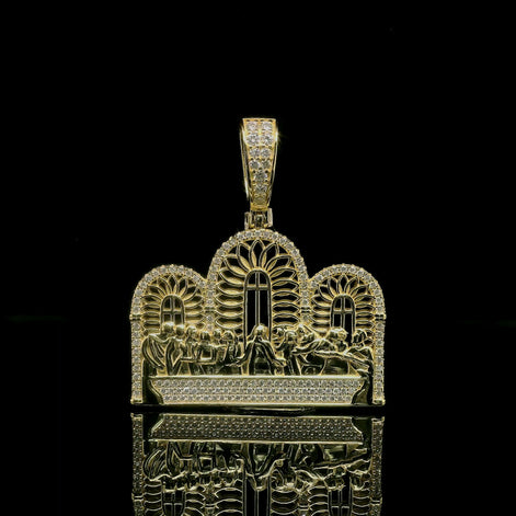 Iced Out Last Supper Pendant | 25mm-35mm | VVS