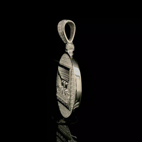 Men's Iced Out Last Supper Round Medallion | 25mm | VVS