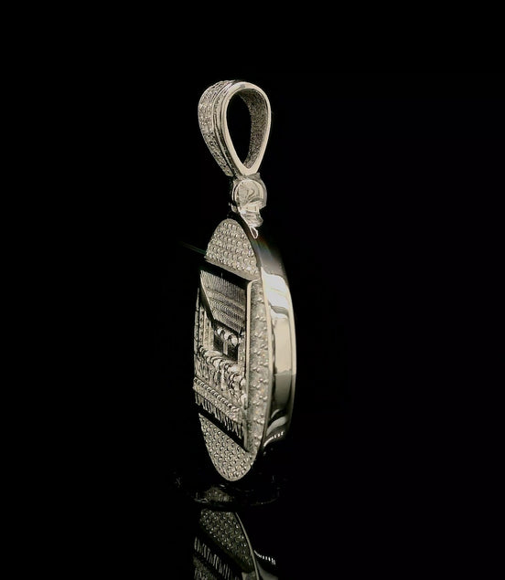 Men's Iced Out Last Supper Round Medallion | 25mm | VVS