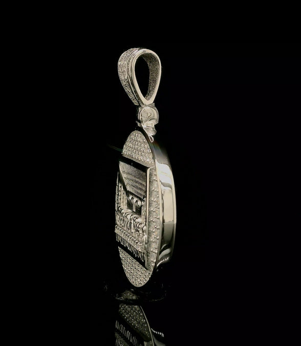 Men's Iced Out Last Supper Round Medallion | 25mm | VVS